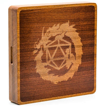 Load image into Gallery viewer, Wooden Dice Box &amp; Dice Tray
